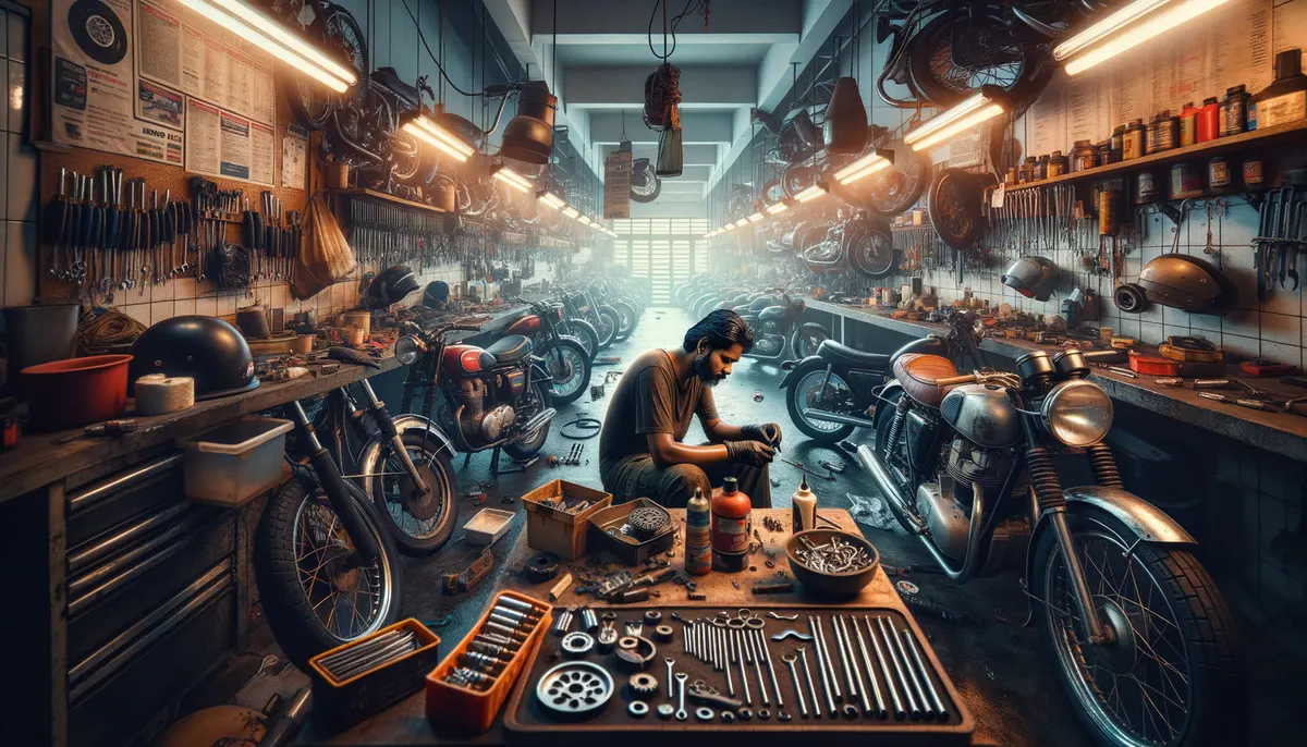 Automatizacion para talleres de motos y motocicletas