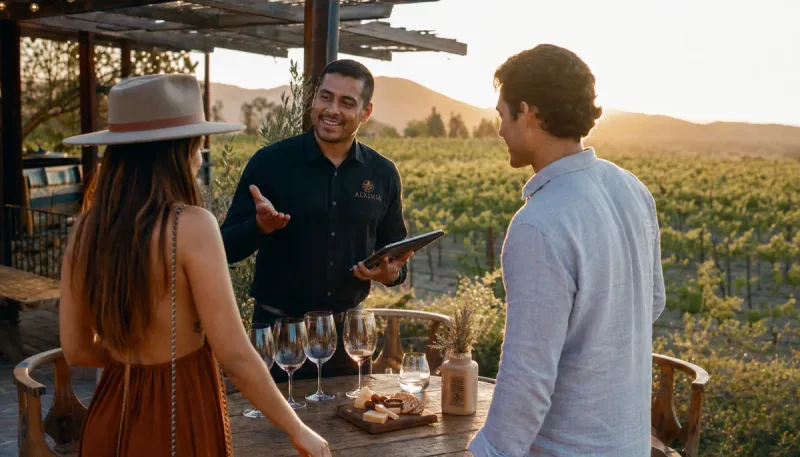 Sistema de reservaciones online para viñedos y bodegas
